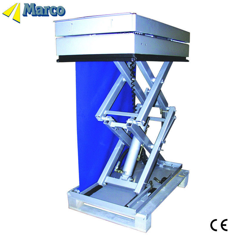 Tellerlifttafel met gordijn CE-goedgekeurd Marco High en stilstaande loopmodus