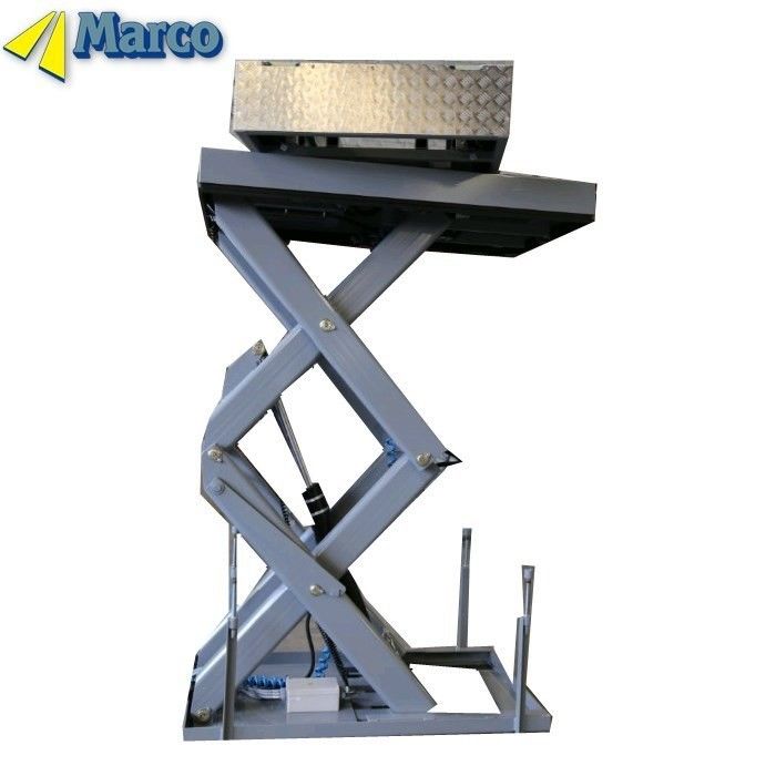 Hydraulisch bediende draaitafel op hydraulische schaar Lift tafel voor schilderwerkplaats