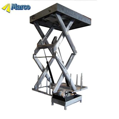 Draagvermogen Marco Hoog goede schaar lift tafel met hydraulische schotbolten